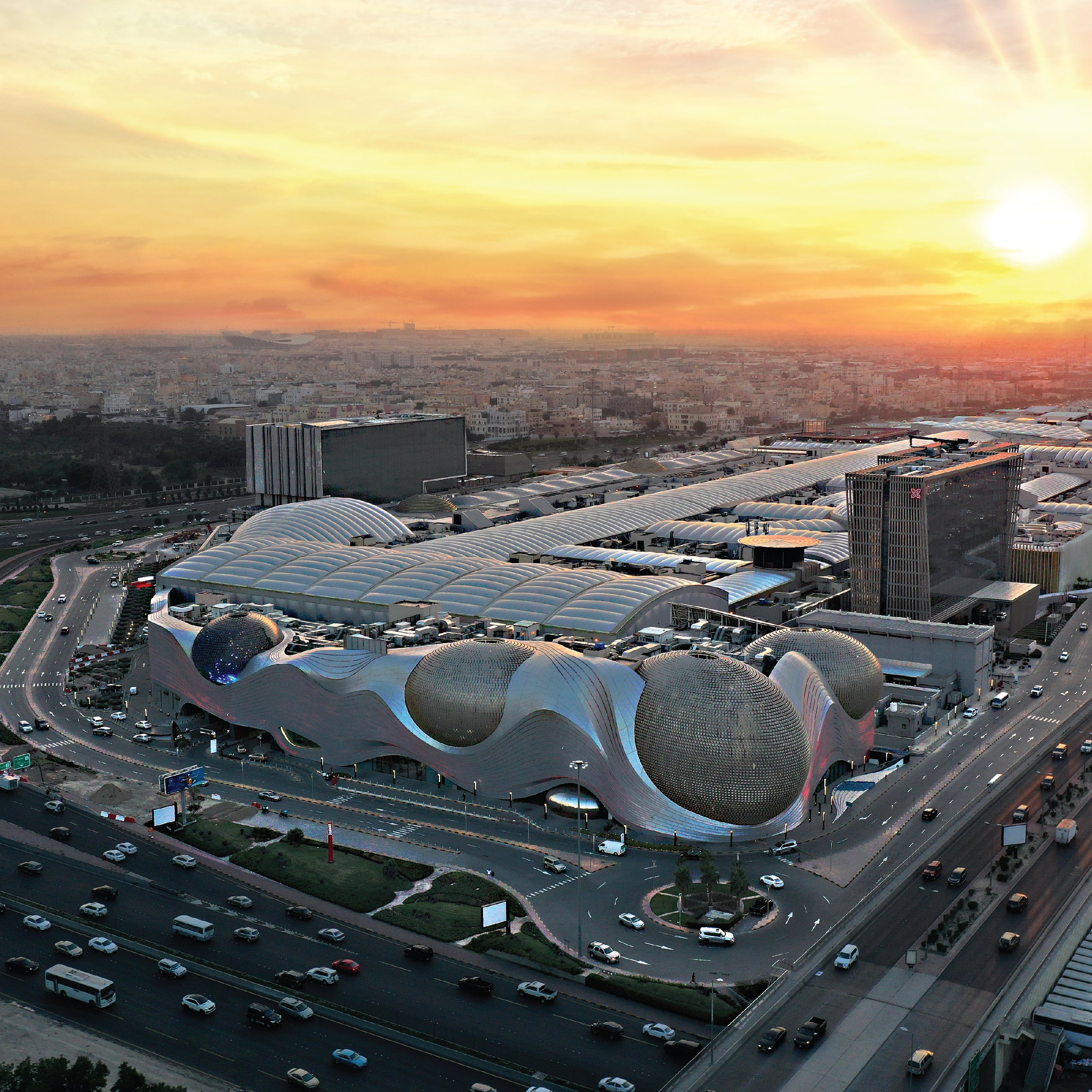 View of luxury boutiques in the Prestige mall inside The Avenues shopping  mall in Kuwait City, Kuwait.